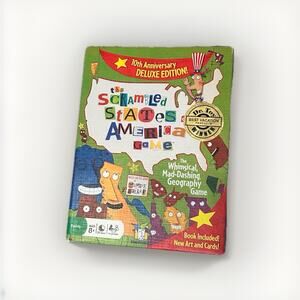 The Scrambled States of America Game 10th Anniversary Deluxe Edition Gamewright